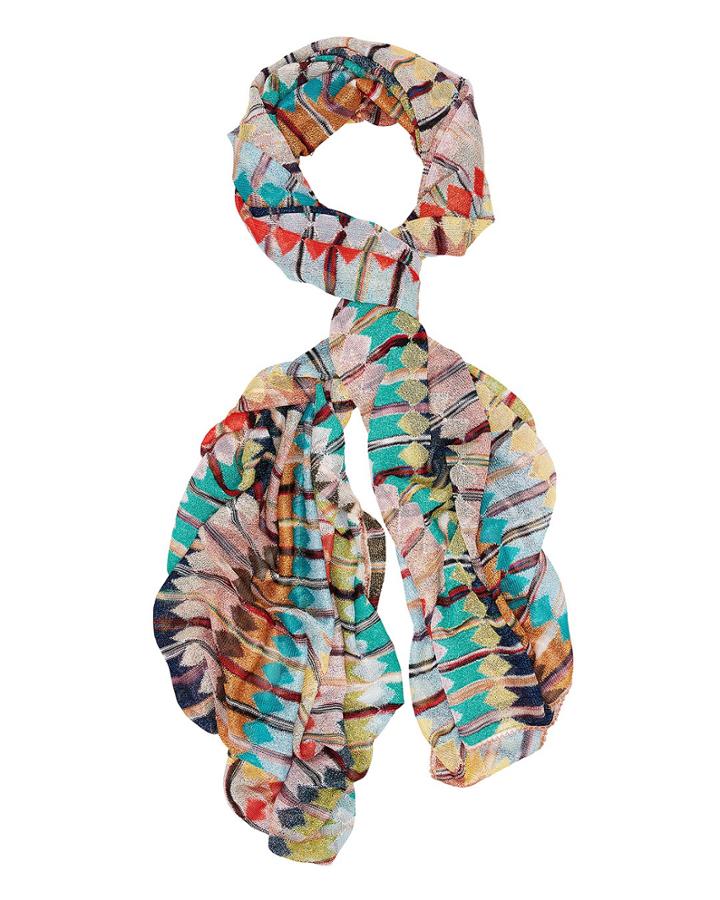 Missoni Lurex Striped Scarf Multi 1size