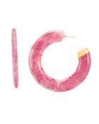 Cult Gaia Kennedy Cherry Hoops Red 1size