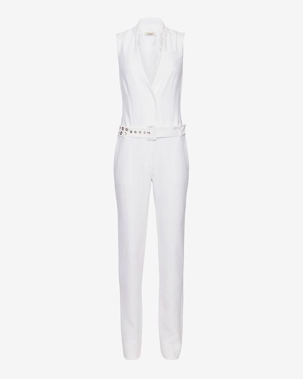 Mugler Belted Grommet Jumper