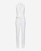 Mugler Belted Grommet Jumper
