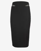 Elizabeth And James Otto Sheer Inset Pencil Skirt