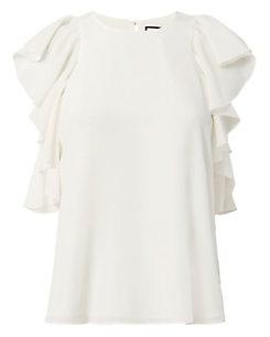 Alexis Lachlan Ruffle Silk Top