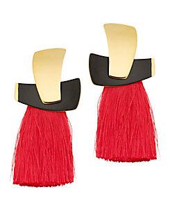 Lizzie Fortunato Totem Tassel Earrings