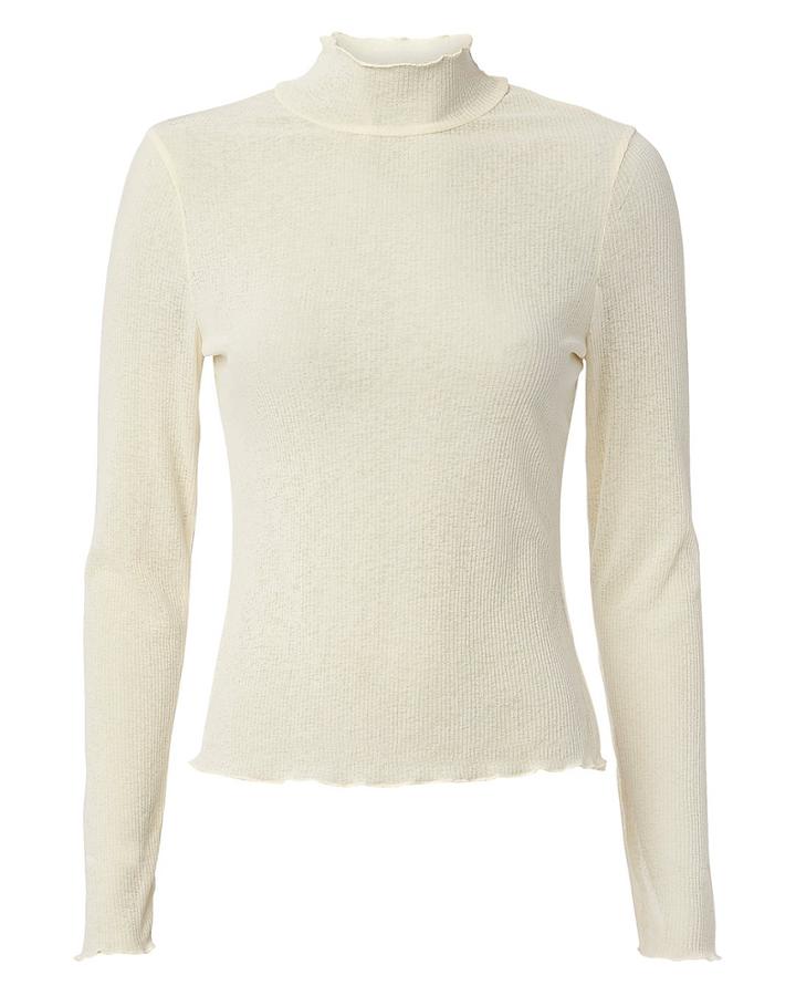 The East Order Elfie Knit Top Ivory L