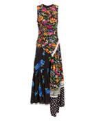 3.1 Phillip Lim Floral Patchwork Midi Dress Multi 4