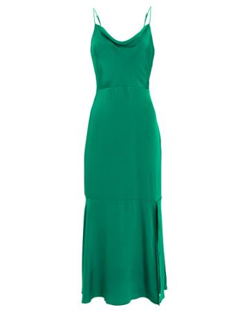 Exclusive For Intermix Intermix Paris Midi Dress Emerald 4