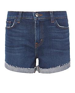 L'agence Crystal Cove Fold-back Shorts