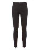 Mother High Looker Rainbow Stripe Jeans Black 28