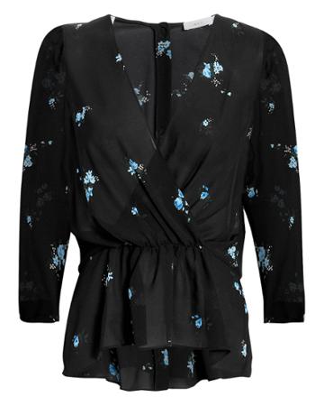 Alc A.l.c. Rena Printed Top Black 4