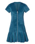 Alexis Rtw Alexis Jaelynn Blue Suede Mini Dress Blue S