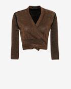 Ohne Titel Metallic Shrug Wrap