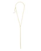 Intermix Argento Vivo Pailette Lariat Necklace Metallic 1size