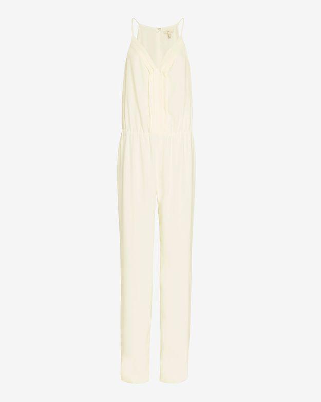 Joie Pleated Neckline Jumper: Ivory