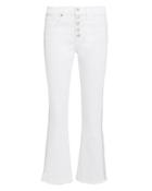 Veronica Beard Carolyn Side Vent Jeans White Denim 30