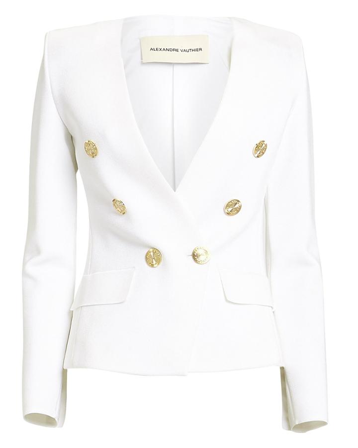 Alexandre Vauthier Double-breasted Blazer White S