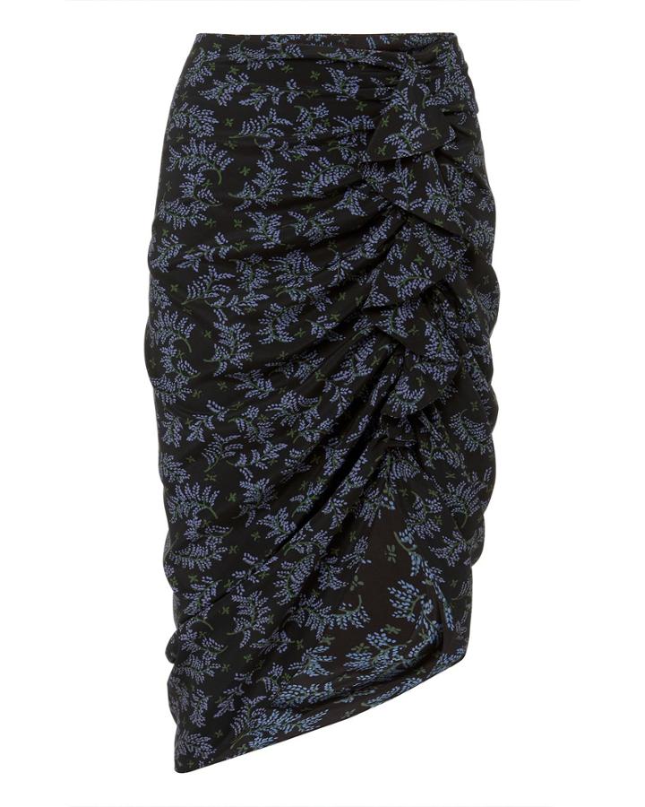 Veronica Beard Hazel Skirt Blue-drk Zero