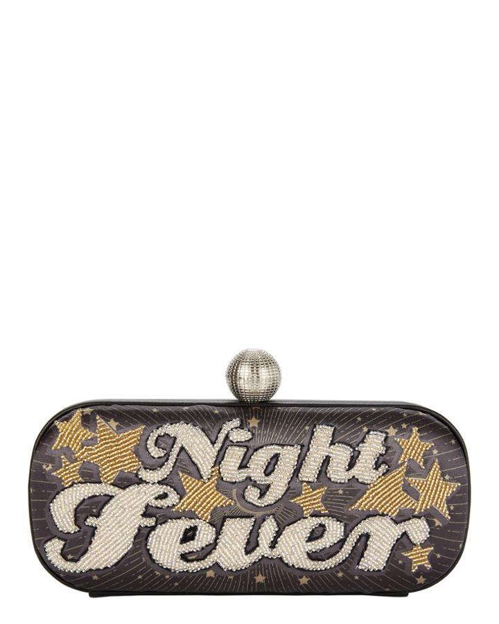Sarah's Bag Night Fever Metallic Clutch