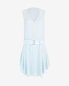 A.l.c. Exclusive Sheer Chiffon Belted Flare Dress