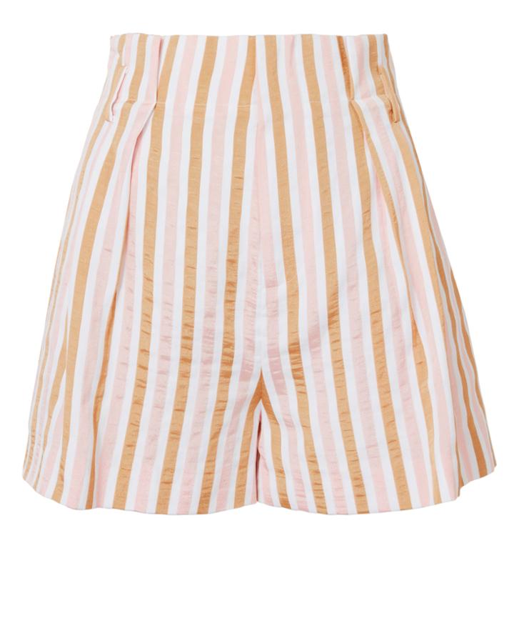 Frame Pink Striped Shorts Multi Zero
