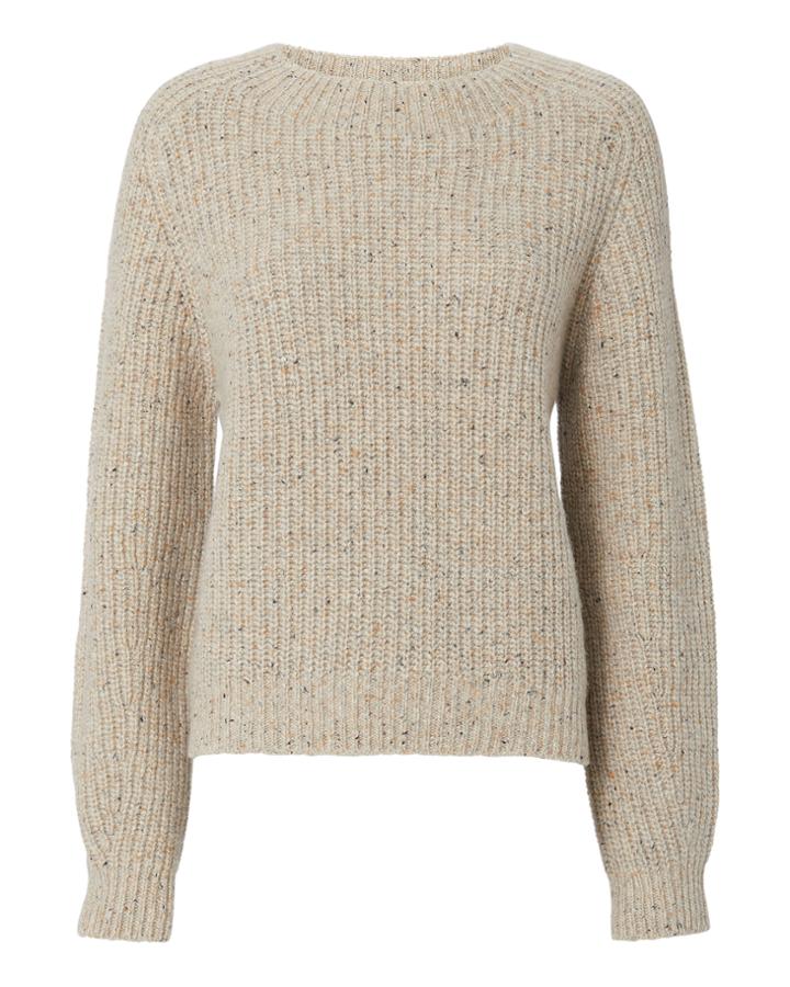 Vince Saddle Pullover Cropped Sweater