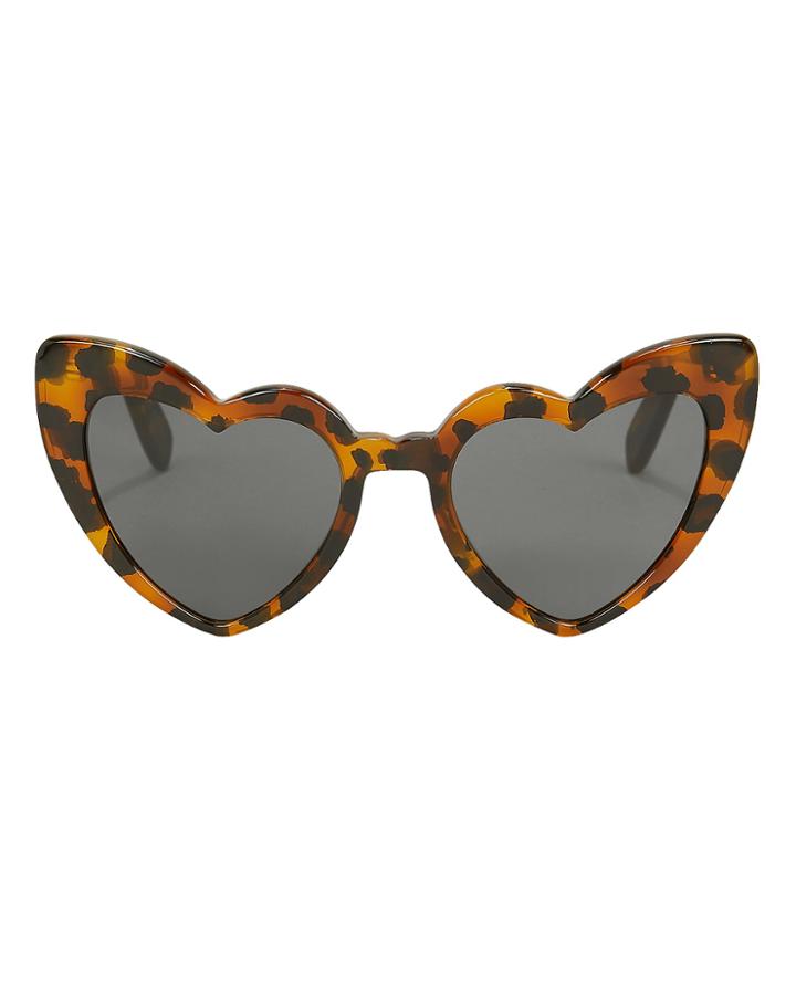 Saint Laurent Leopard Havana Loulou Sunglasses Leopard 1size
