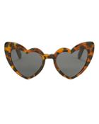Saint Laurent Leopard Havana Loulou Sunglasses Leopard 1size