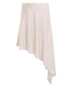 Alexis Kadir Asymmetrical Skirt White/red/polka Dots L