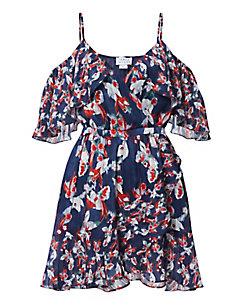 Tanya Taylor Amylia Cold Shoulder Mini Dress