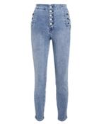 J Brand Natasha Vega Cropped Skinny Jeans Light Blue Denim 23