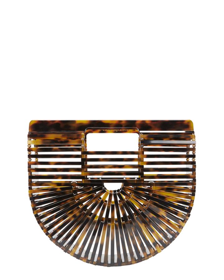 Cult Gaia Ark Mini Dark Tortoise Bag
