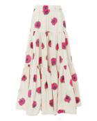 La Double J La Doublej Papaveri Maxi Skirt Multi S
