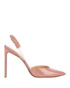 Francesco Russo Pvc Slingback Pumps Pink 36.5