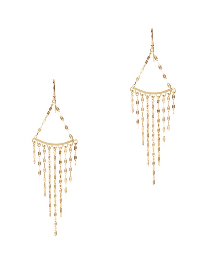 Argento Vivo Pailette Chandelier Earrings