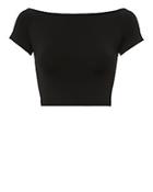 Helmut Lang Seamless Off-the-shoulder Crop Top