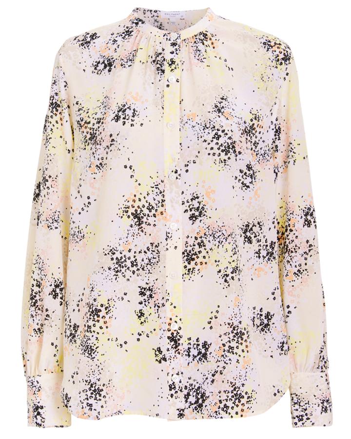 Equipment Femme Causette Silk Blouse Ecru/floral M
