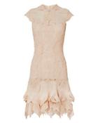 Jonathan Simkhai Corded Lace Ruffled Mini Dress