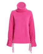 Mcq By Alexander Mcqueen Tie Sleeve Pink Sweater Pink P