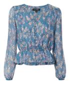 Exclusive For Intermix Intermix Clare Blouse Denim M