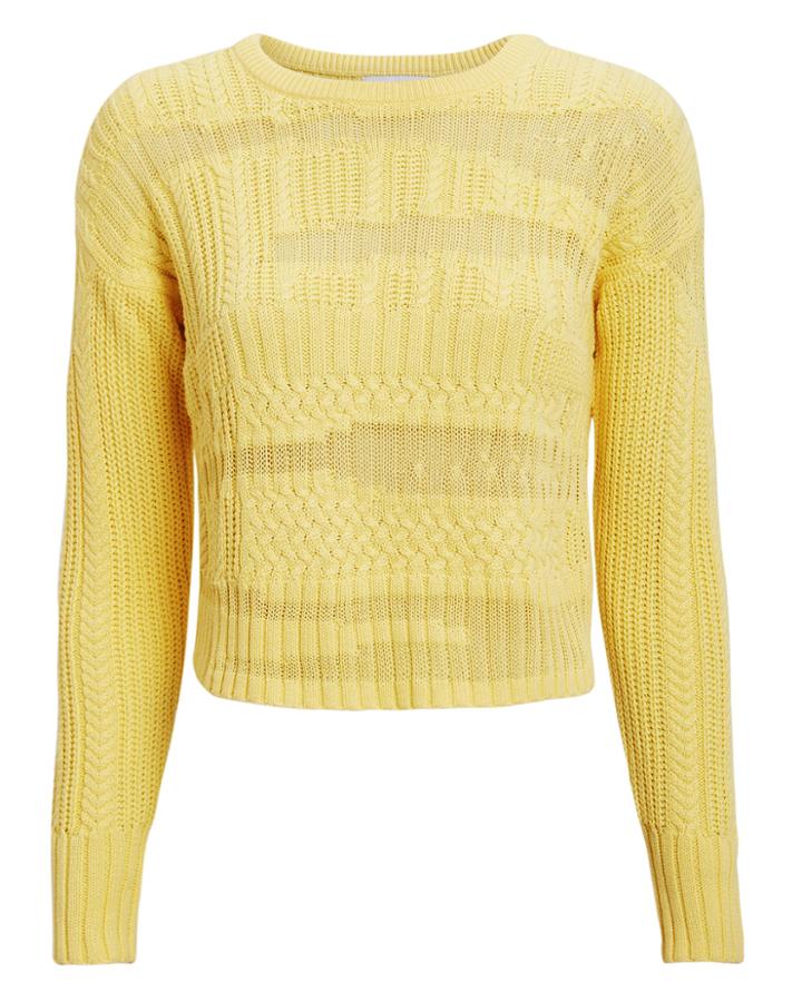 Exclusive For Intermix Intermix Leilani Sweater Yellow M