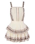 Loveshackfancy Anna Embroidered Tiered Dress