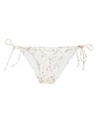 Love Shack Fancy Loveshackfancy Harbor Bikini Bottom White/floral S