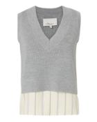 3.1 Phillip Lim Layered Sweater Top Pat-stripe 2 P