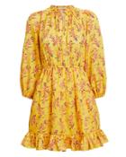 Ulla Johnson Brienne Mini Dress Yellow/floral 6