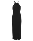 The Range Suspension Ribbed Midi Dress Black L