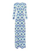 Cest La Vie C'est La V Evissa Geo Print Maxi Dress Multi 1size
