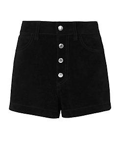 Rag & Bone Lou Black Suede Shorts