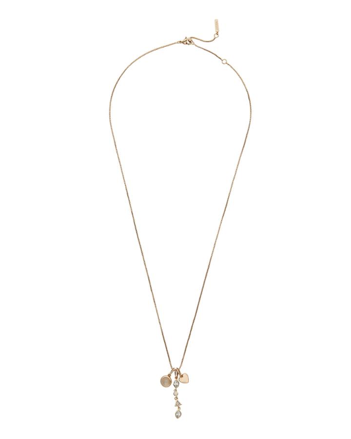 Melanie Auld Mixed Charm Necklace Gold 1size