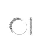Elizabeth Cole Edmund Hoops Silver 1size