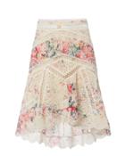 Zimmermann Laelia Diamond Frill Skirt Multi Zero