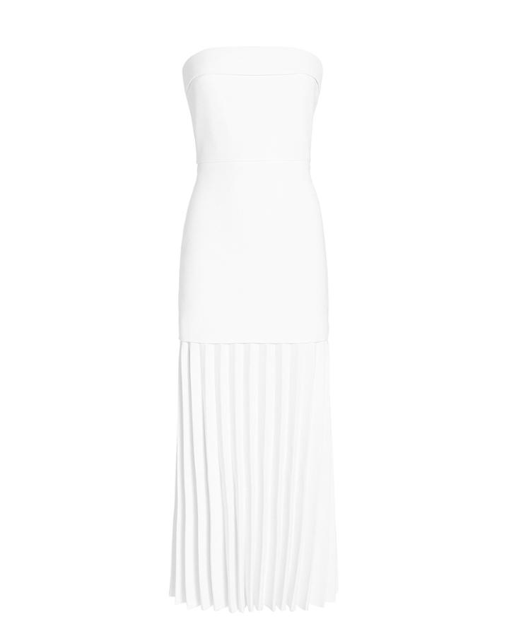 Dion Lee Bonded Crepe Linear Dress Ivory 6